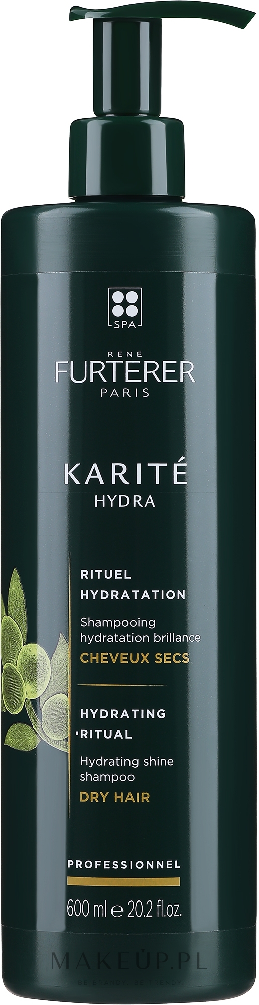 Nawilżający szampon do włosów - Rene Furterer Karité Hydra Hydrating Shine Shampoo — Zdjęcie 600 ml