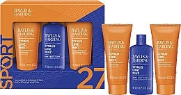 Zestaw - Baylis & Harding Citrus Lime & Mint Men's Invigorating Shower Trio Gift Set (shm/300ml + sh/gel/200ml + ash/balm/200ml) — Zdjęcie N1