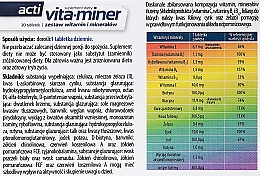 Suplement diety - Aflofarm Acti Vita-Miner Suplement Diety — Zdjęcie N2