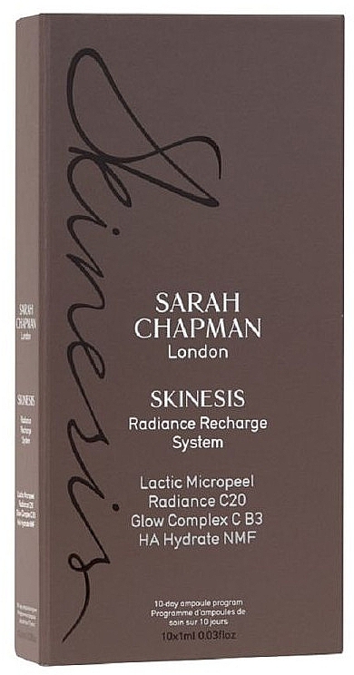 Ampułki do twarzy na 10 dni - Sarah Chapman Skinesis Radiance Recharge System — Zdjęcie N1