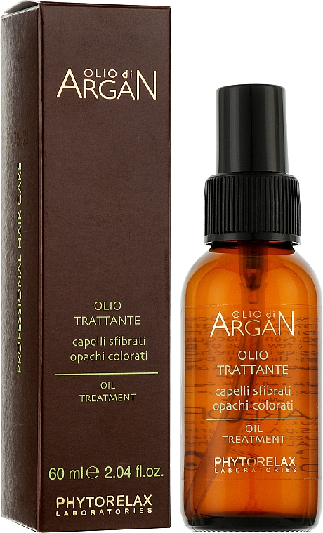 Odżywczy olejek do włosów - Phytorelax Laboratories Olio di Argan Oil Treatment — Zdjęcie N2