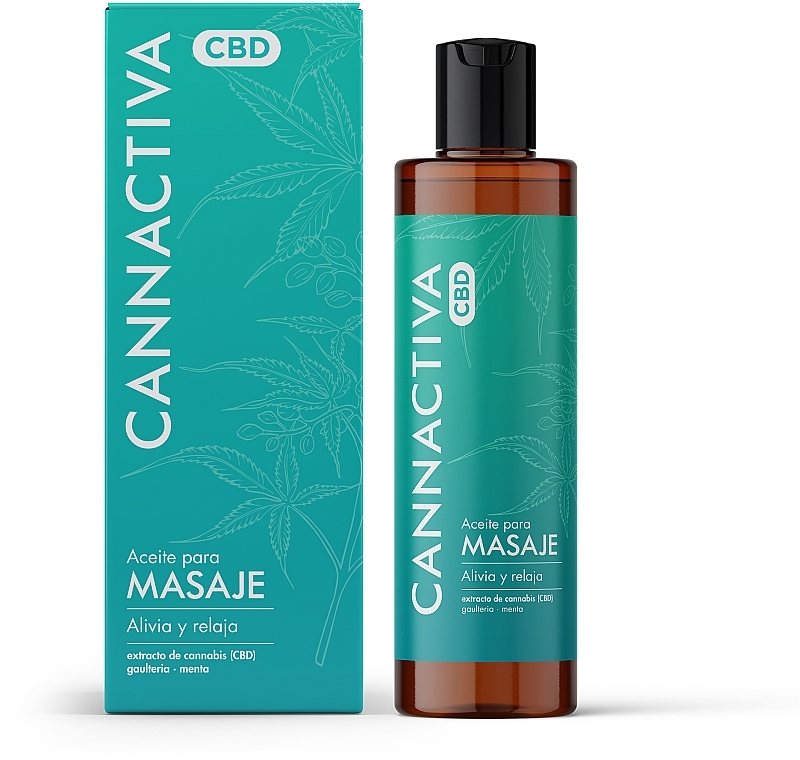 PRZECENA! Olejek do masażu - Cannactiva CBD Massage Oil * — Zdjęcie N2