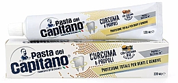 Pasta do zębów Kurkuma i propolis - Pasta Del Capitano, Turmeric & Propolis Ecological Packaging — Zdjęcie N4