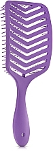 Szczotka do włosów, fioletowa - MAKEUP Massage Air Hair Brush Purple — Zdjęcie N2
