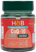 Suplement diety, Koenzym Q10, 100 mg - Holland & Barrett High Strength Co-Q10 100mg — Zdjęcie N1