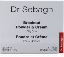 Kup Krem i puder eliminujące wypryski do skóry tłustej - Dr Sebagh Breakout Powder & Cream For Oily Skin