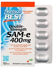 Kup Adenozynomonofosforan SAM-e w tabletkach, 400 mg - Doctor's Best Double Strength