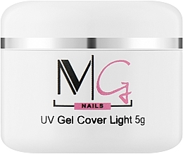 Kup Żel do budowania płytki paznokcia - MG Nails UV Gel Cover Light