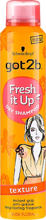 Suchy szampon teksturyzujący do włosów - Got2b Dry Fresh It Up Texture Dry Shampoo — Zdjęcie N1