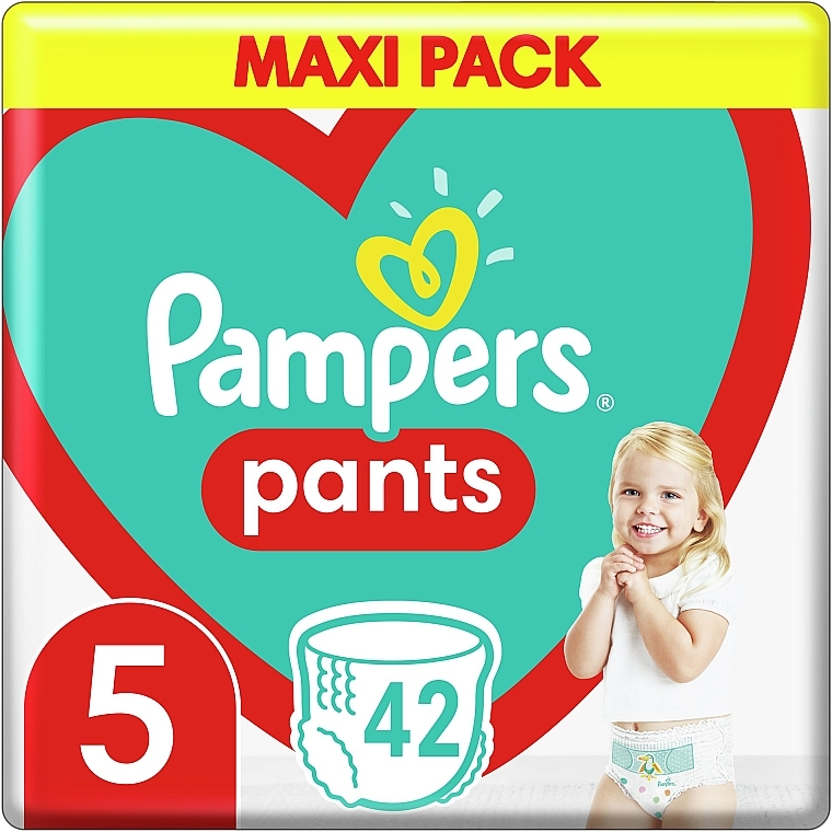 Pieluchomajtki Pants rozmiar 5, 12-17 kg, 42 szt. - Pampers — Zdjęcie N1