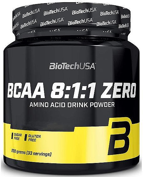 Kompleks aminokwasów o smaku coli - BioTechUSA BCAA 8:1:1 Zero Cola Amino Acid Drink Powder — Zdjęcie N1