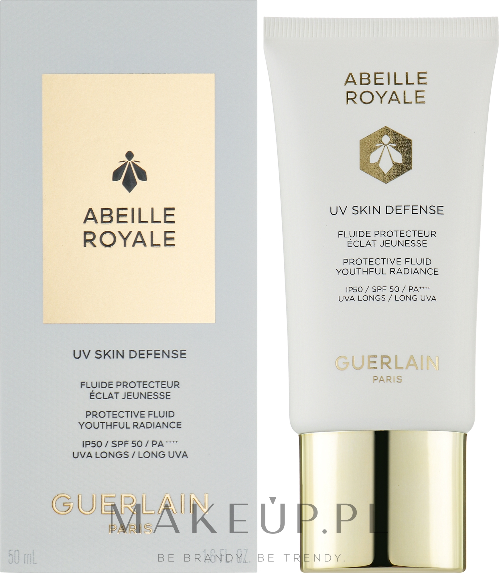 Fluid przeciwsłoneczny - Guerlain Abeille Royale UV Skin Defense Protective Fluid SPF50 — Zdjęcie 50 ml