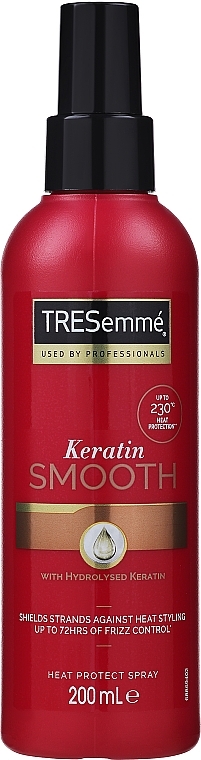 Termoochronny spray zapewniający połysk - Tresemmé Keratin Smooth Heat Protection Shine Spray