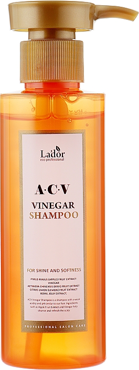 Szampon do włosów głęboko oczyszczający z octem jabłkowym - La'dor ACV Vinegar Shampoo — Zdjęcie N1