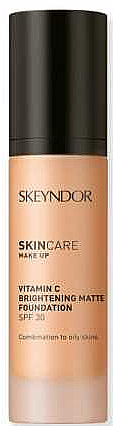 Długotrwały podkład o matowym wykończeniu z witaminą C SPF30 - Skeyndor SkinCare Make Up Vitamin C Brightening Matte Foundation  — Zdjęcie N1