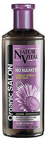 Szampon do włosów farbowanych - Natur Vital Organic Salon Shampoo For Coloured Hair — Zdjęcie N1