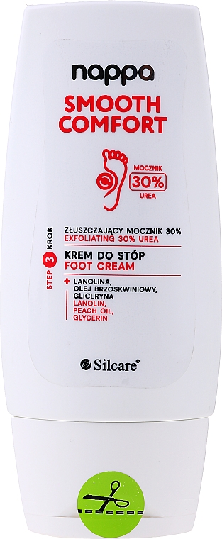 Krem do stóp na pękające pięty z mocznikiem 30% - Silcare Nappa Cream — Zdjęcie N5