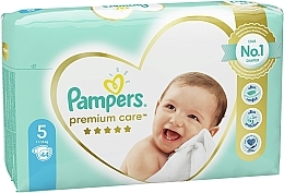 Pieluszki Pampers Premium Care, rozmiar 5 (junior) 11-16 kg, 44 szt. - Pampers  — Zdjęcie N3