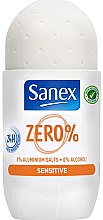 Kup Antyperspirant w kulce do skóry wrażliwej - Sanex Zero% Deodorant Sensitive Roll On