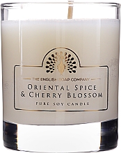 Świeca zapachowa - The English Soap Company Oriental Spice and Cherry Blossom Candle — Zdjęcie N1