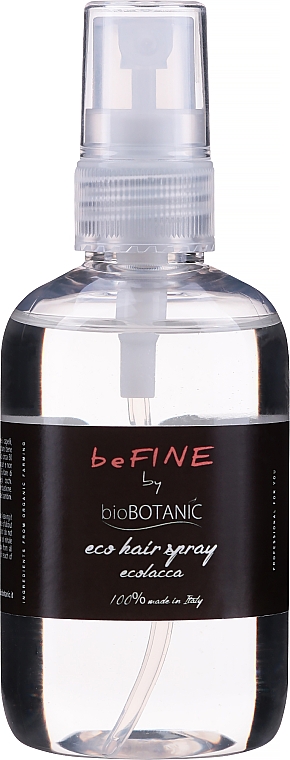 Ekologiczny lakier do włosów - BioBotanic BeFine Eco Hair Spray — Zdjęcie N1