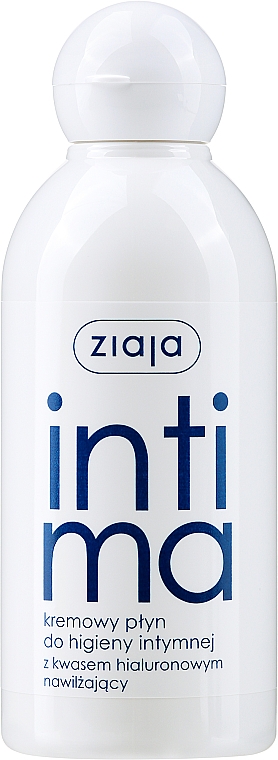 Kremowy płyn do higieny intymnej z kwasem hialuronowym - Ziaja Intima