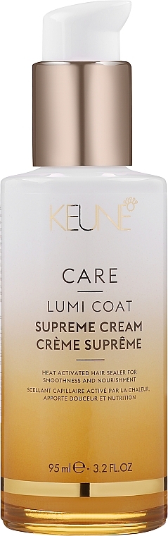 Krem do ochrony termicznej - Keune Care Lumi Coat Supreme Cream — Zdjęcie N1