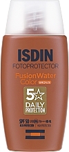Nawilżający krem tonujący z filtrem przeciwsłonecznym - Isdin Fusion Water Colour Light SPF50 — Zdjęcie N1