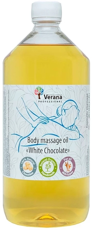 Olejek do masażu ciała White Chocolate - Verana Body Massage Oil — Zdjęcie N3