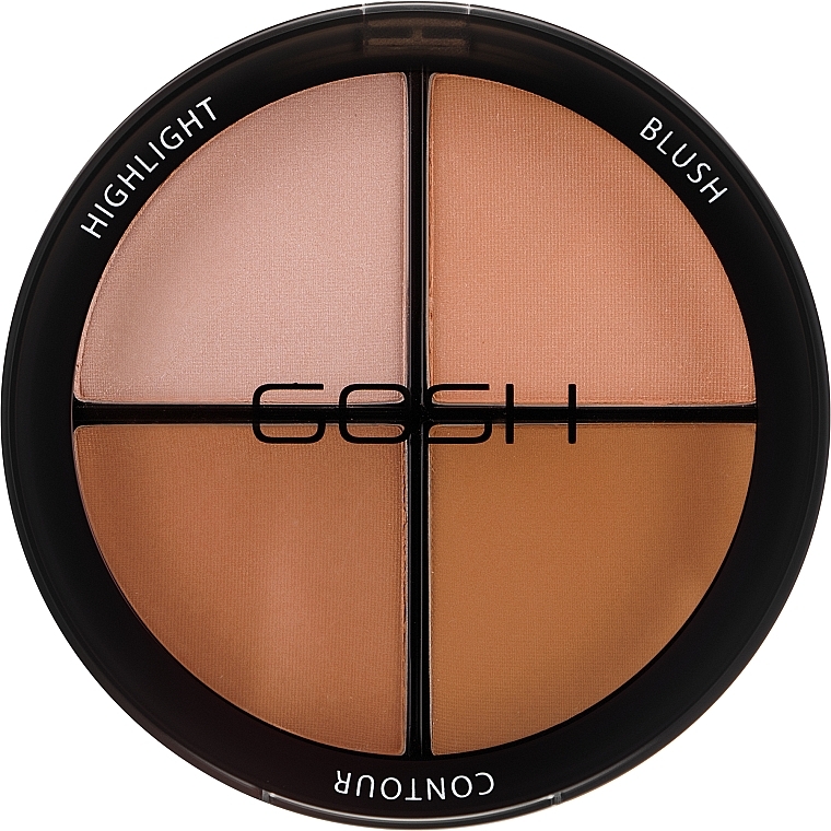 Paleta do konturowania 4 w 1 - Gosh Copenhagen Contour’n Strobe Kit — Zdjęcie N2