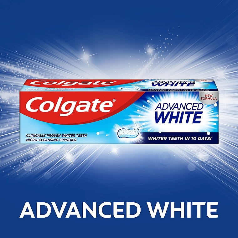 Wybielająca pasta do zębów z fluorem - Colgate Advanced White — Zdjęcie N6