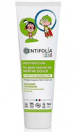 Pasta do zębów dla dzieci o smaku mięty - Centifolia Toothpaste Mint Flavour Kids — Zdjęcie N1