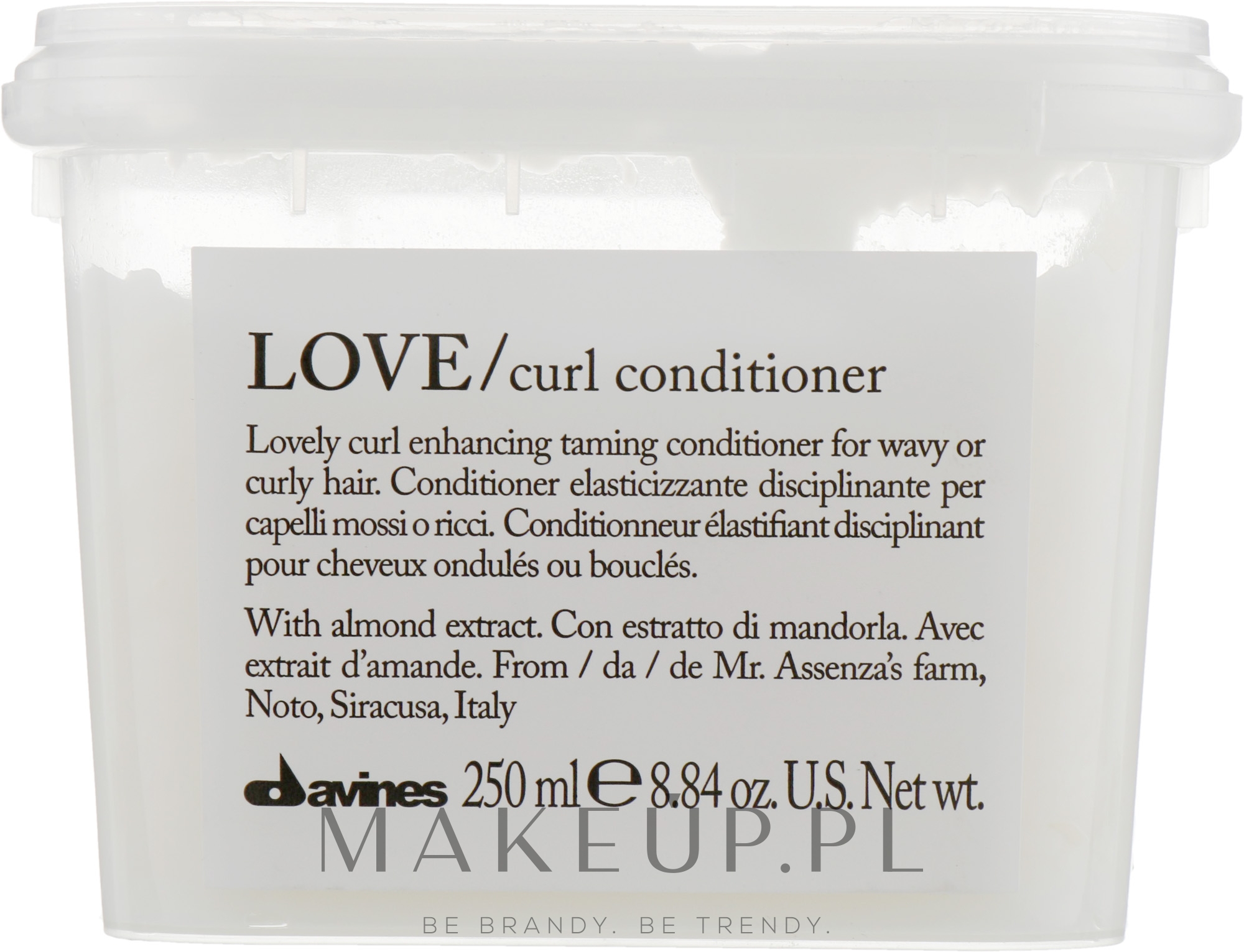 Odżywka podkręcająca skręt loków - Davines Love Curl Enhancing Conditioner — Zdjęcie 250 ml