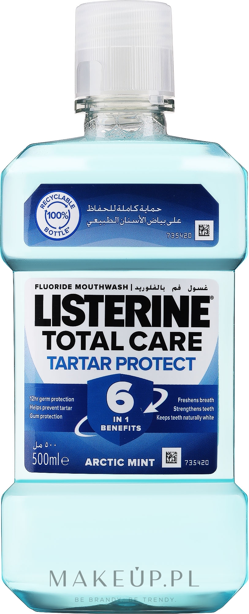 Płyn do płukania jamy ustnej - Listerine Advanced Tartar Control Mouthwash — Zdjęcie 500 ml