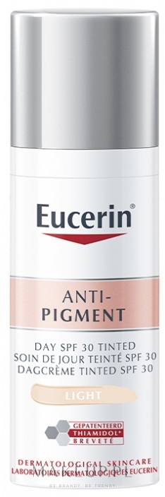 Krem tonujący - Eucerin Anti-Pigment Tinted Day Care SPF30 — Zdjęcie Light