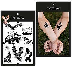 Kup Zestaw tymczasowych tatuaży Przyroda - Tattooshka