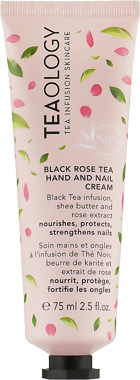 Krem do rąk i paznokci Czarna róża - Teaology Black Rose Tea Hand & Nail Cream — Zdjęcie N1