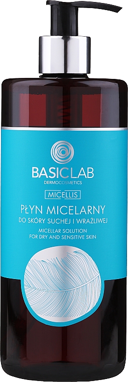 Płyn micelarny do twarzy do skóry suchej i wrażliwej - BasicLab Dermocosmetics Micellis — Zdjęcie N2