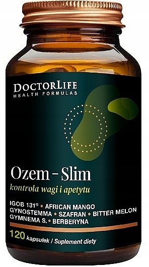 PRZECENA! Suplement diety na odchudzanie - Doctor Life Ozem-Slim * — Zdjęcie N1