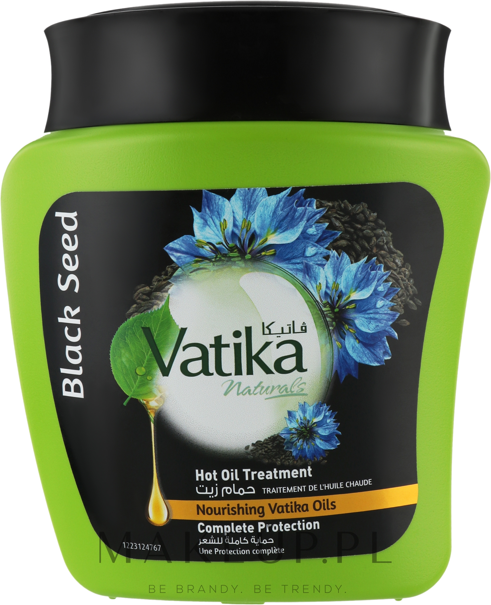 Kremowa maska pielęgnująca włosy - Dabur Vatika Black-Seed Deep Conditioner Hair Mask — Zdjęcie 500 g