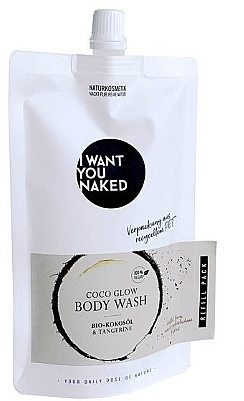 Odżywczy żel pod prysznic z organicznym olejem kokosowym - I Want You Naked Coco Glow Body Wash (Refill) — Zdjęcie N1