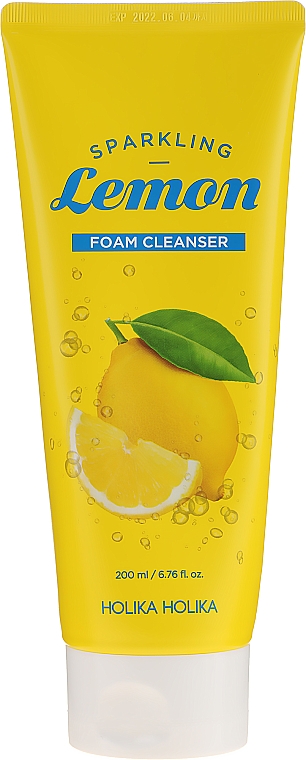 Oczyszczająca pianka do mycia twarzy Cytryna - Holika Holika Sparkling Lemon Foam Cleanser — фото N1