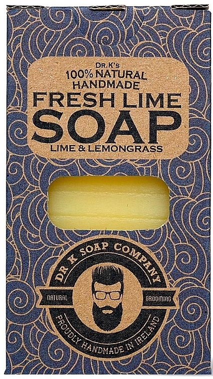 Mydło do ciała Świeża Limonka - Dr K Soap Company Fresh Lime Body Soap XL — Zdjęcie N1