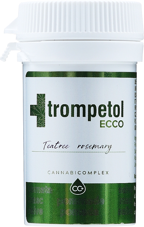 Maść konopna z olejkami z drzewa herbacianego i rozmarynu - Trompetol Ecco — Zdjęcie N1