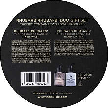 Noble Isle Rhubarb Rhubarb - Zestaw (h/wash 250 ml + h/lot 250 ml) — Zdjęcie N4