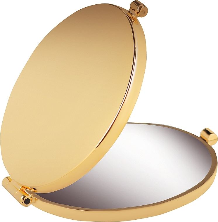 Lusterko kieszonkowe, powiększenie x3 D73mm - Janeke Gold Handbag Mirror Magnification X3 D73mm — Zdjęcie N1