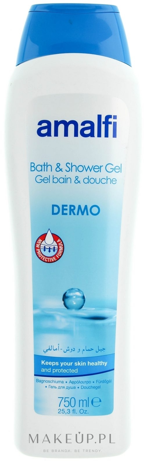 Żel pod prysznic i do kąpieli Ochrona skóry - Amalfi Skin Protection Shower Gel  — Zdjęcie 750 ml