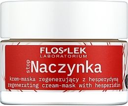 Kremowa maska na noc z hesperydyną - Floslek Stop Capillary Regenerating Cream-Mask With Hesperidin For The Night — Zdjęcie N1