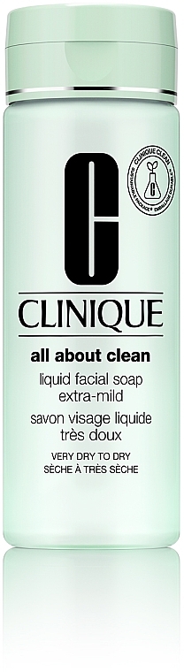 Mydło w płynie do skóry suchej i bardzo suchej - Clinique Liquid Facial Soap Extra Mild