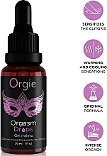 Krople pobudzające dla kobiet - Orgie Orgasm Drops Clitoral Arousal — Zdjęcie N3